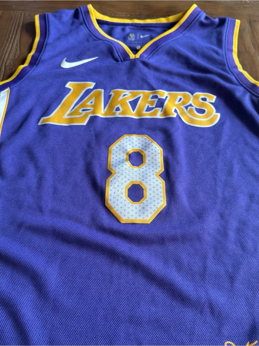 NBA Purple and Gold Dri-FIT Sweater by Nike